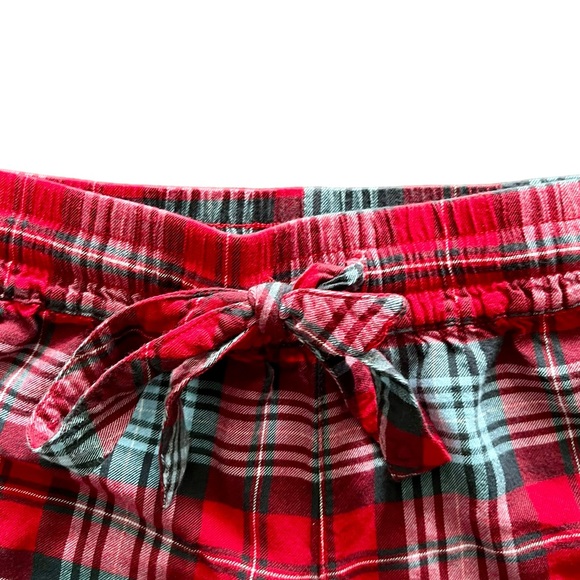 PJ Salvage Women’s Pajamas P.J. Pants Bottoms Bottom Red Plaid 2 XS Lightweight - Picture 2 of 7